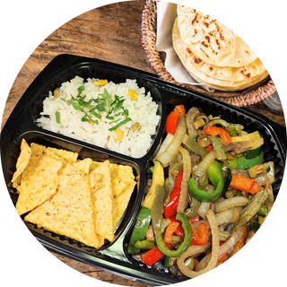 Fajitas de Verdura y Guacamole