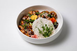 Курица терияки с рисом