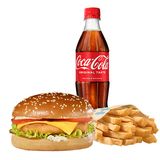 Пилешки бургер голямо меню