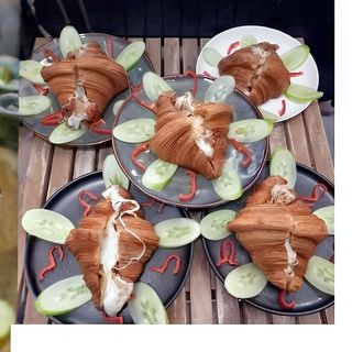 jumbo Vegetarian Croissant