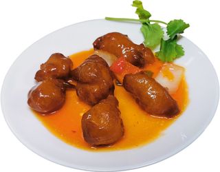 Pollo Con Salsa Agridulce 