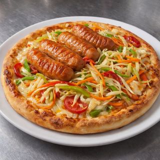 Pizza Chinesa No Forno
