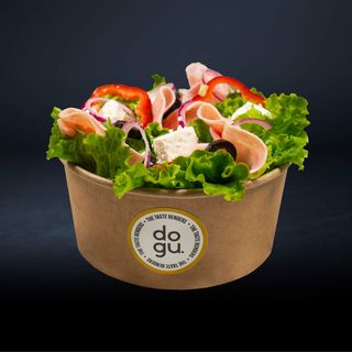 Salata greceasca cu sunca