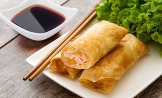 Rollitos De Verduras Con Pollo (2 Pzas.)