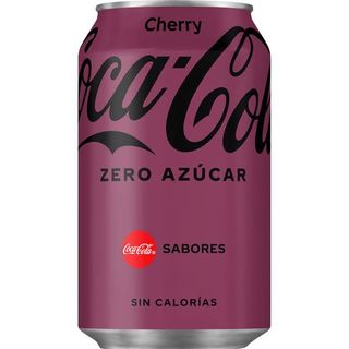 Coca-Cola Sabor Cereza Zero lata 330ml.