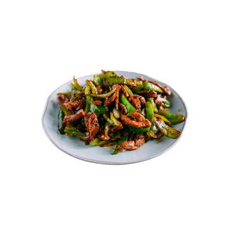 Pork with Onions and Green Chilli