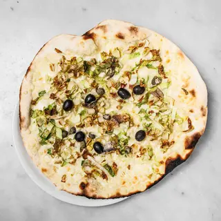 Pizza con scarola