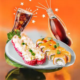 Set sushi #3 + 1 Coca cola