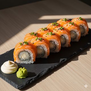 Salmone roll 6 pezzi