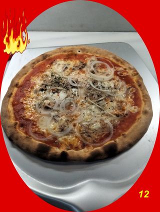 Pizza Familiar Tonnara y Cebolla - Diavolo (40 Cm.)