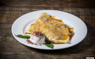 Млинці з карамелізованими вишнями (250г)