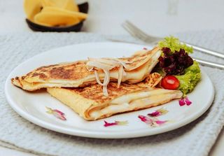Crêpes Au Fromage Dinde Fumée