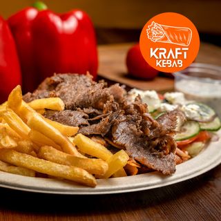 Talerz duży z mięsem wołowo-baranim lub mieszanym