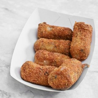 6 croquetes de xampinyons i formatge de cabra