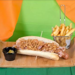 Perrito palmera + cerveza