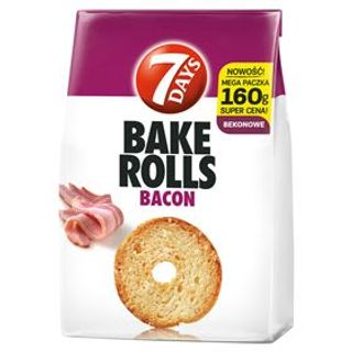 Chrupki chlebowe o smaku bekonu Bake rolls. 0.16кг