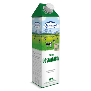 Leche Desnatada Asturiana 1L