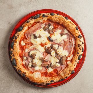 FUNGHI E PROSCIUTTO