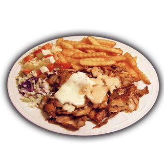 Doner kebab zestaw z frytkami