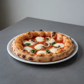 Pizza Funghi uriasa