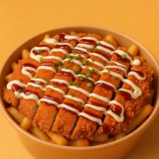 Chicken Katsu LOADED FRIES