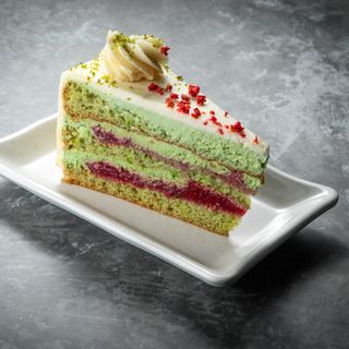 Торт "Фисташка-Малина"