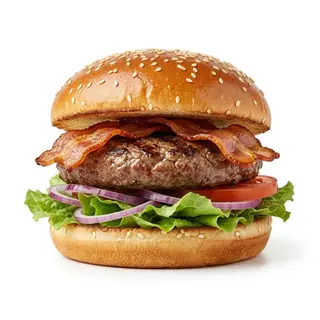 Hamburguesa Con Beicon
