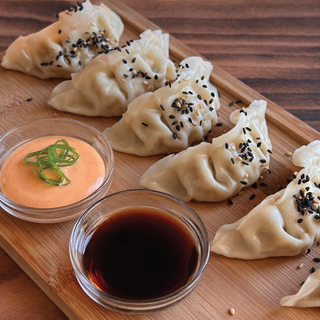 Guiozas de Porco e Vegetais