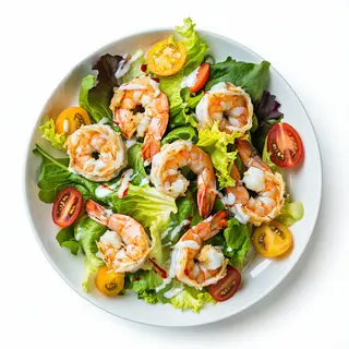 Ensalada de Langostino Rebozado
