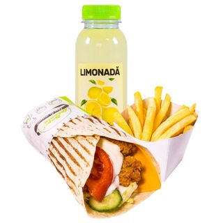 Meniu Crispy Roll cu băutură răcoritoare