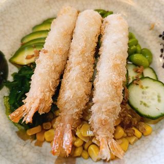 Poke Langostino Tempura