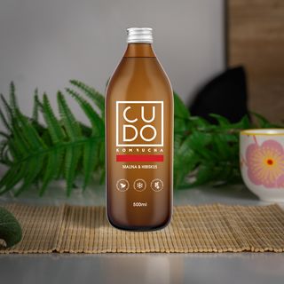 CUDO KOMBUCHA MALINA & HIBISKUS 500 ML