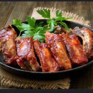 Costillar a la barbacoa 