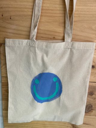 Tote Bag Smile Azul.