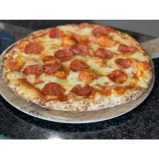 Diavola Pizza with Free Gelato Scoop