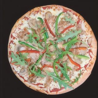 Pizza Atún Con Vegetales (Familiar)