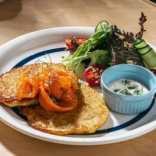 Draniki With Salmon