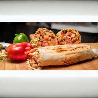 Chicken Shawarma With Double Sausage