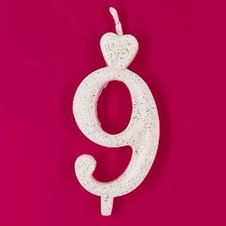 Lumanare cifra 9
