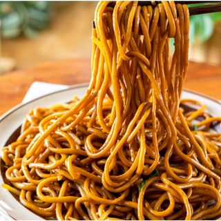 Chinese noodles with beef or chicken