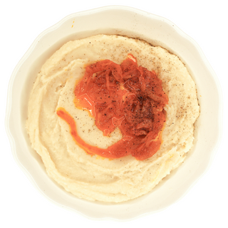 Fasole batuta cu ceapa caramelizata (de post)