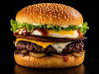 Crispy burger