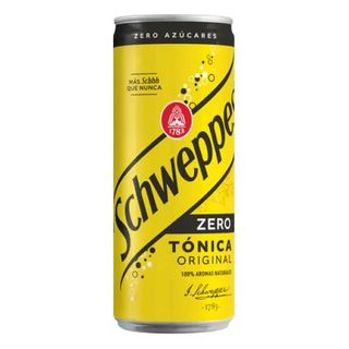 Tónica Schweppes Zero Calorías Lata 33 Cl.