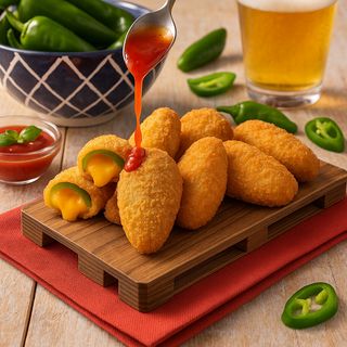 JALAPEÑOS RELLENOS DE CHEDDAR 