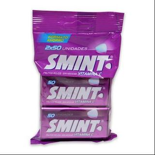 Caramelos Frutos Rojos Smint sin Gluten/Lactosa 2x50 Ud.