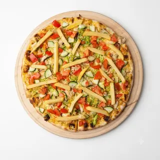 Pizza Vegetal Con Patatas Fritas (33 Cm.)
