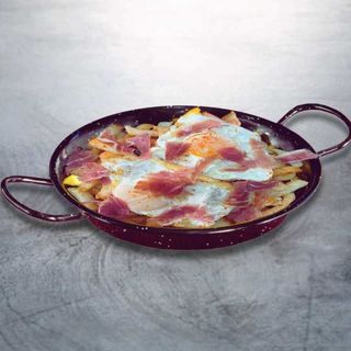 Huevos Rotos con Jamón