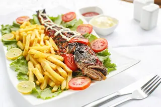 Whole fish and chips