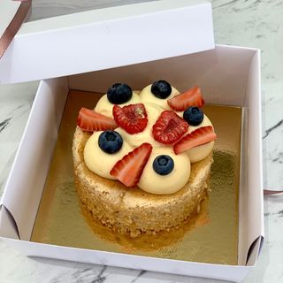 Dacquoise de fruta de la pasión