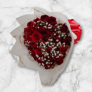 25pcs Red bouquet 